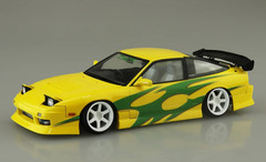 Aoshima 1/24 1996 Nissan 180SX RPS13 Tuned Custom URAS V1 Wheel Model Kit