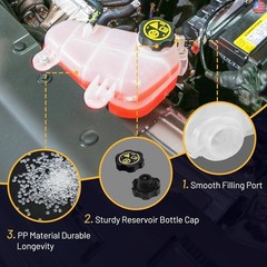 Coolant Reservoir Tank 603-386 Compatible with 2012-2020 Chevy Sonic 2012 2013