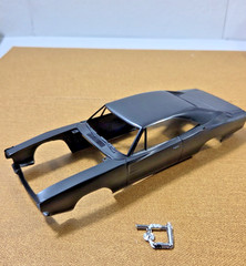 1969 Dodge Charger Body Shell & Gas Cap MPC 1:25 Scale Model PARTS