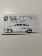 Model Car Parts – AMT 1955 Chevy Bel Air chrome wheels ONLY 1/25