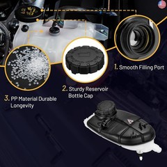 Engine Coolant Expansion Reservoir Overflow Tank EPK0133 Compatible with