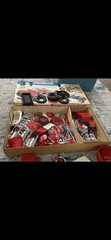 Vintage Lindberg 1/8 Hot Rod Model Kit Red Demon Hot Canary Blue Streak Car 3n1