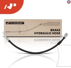A-Premium Rear Passenger Brake Hydraulic Hose Compatible with Ford and Lincoln