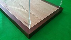 22″L x 9 3/4″W x7″H Pocher 1/8 Acrylic Display Case Showcase Wood Base 1:8 Model
