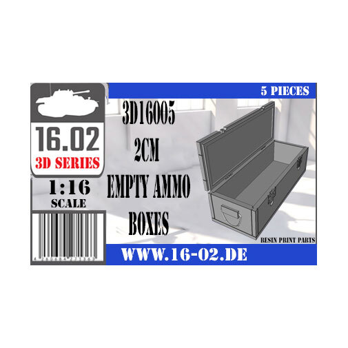 16.02 1/16 2cm Empty Ammo Boxes