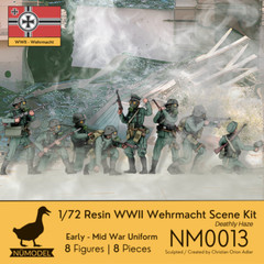 NUMODEL NM0013 | 1/72 Resin WWII Wehrmacht Scene Kit “Deathly Haze” | 8pc