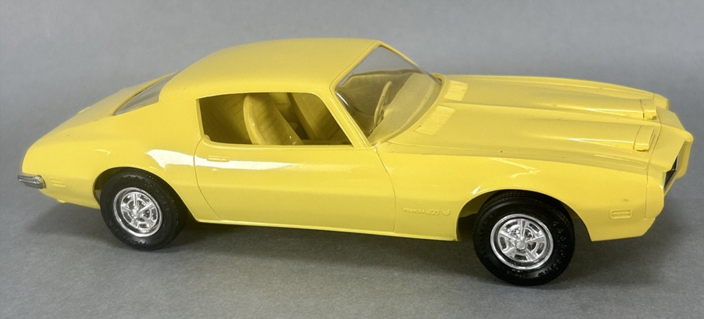 1973 Pontiac Firebird Formula 400 Yellow Dealer Promo Model Car