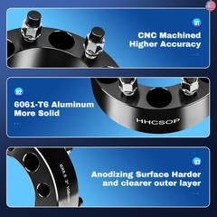 HHCSOP 6×5.5 to 6×5.5 Wheel Spacers 2 inch Fits for 1999-2025 Chevy Silverado