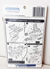 Revell Parts Pak Model Accessories Ford 427 C.I. V-8 Engine Pieces 1/25 Scale