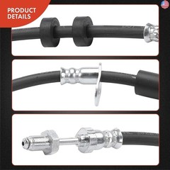 A-Premium Front Driver or Passenger Side Brake Hydraulic Hose Compatible with