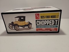 New AMT 1925 Ford Model T Chopped T Retro Deluxe w/ 2 full kits 1:25 AMT1167/12