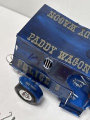 Vintage Monogram Paddy Wagon Police Hot Rod Partially Built Model Kit