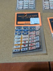 Prestons Car Parts – #11 – 1:24 Scale – Assorted License Plate/Tire Decals – NOS