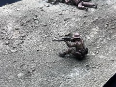 1/35 Scale Military Diorama Base Terrain Display Model Soldiers Figures Diecast