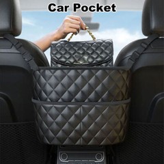 Car Advanced Net Pocket Handbag Mesh Holder Bag Organizer Car Seat Side Storage