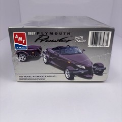 VTG AMT ERTL 1997 Plymouth Prowler With Trailer 1/25 Model Kit 8588 New Sealed