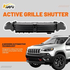 Grille Shutter Assembly Compatible with 2014-2018 Jeep Cherokee SUV Replacement