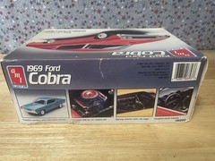 AMT ERTL 1969 Ford Cobra 1:25 Scale 3 in 1 Model Kit Open Box/Sealed Parts Bags