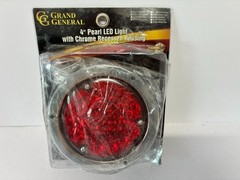 Grand General 4″ Pearl LED w/Chrome Housing & Wires #87582 – NEW