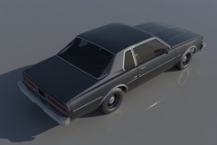 ABS-LIKE RESIN 3D PRINTED 1/25 1977 CHEVY IMPALA 2DR COUPE KIT