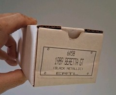 AMT Ertl 1989 Chevrolet Beretta GT BLACK 1/25 Dealer Promo model car 6058