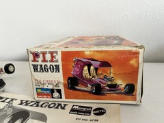 VINTAGE ORIGINAL MONOGRAM 1/24 SCALE PIE WAGON MODEL KIT Partially Built W/box