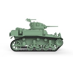 SSMODEL SS32505 1/32 Military Model Kit US M3A1 Stuart Light Tank