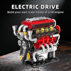 V8 Engine Building Kit Model Mini Car Run Model Kit for Sale