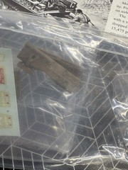PARTIALLY ASSEMBLED Vintage Revell “S” M-56 Self Propelled Gun Tank