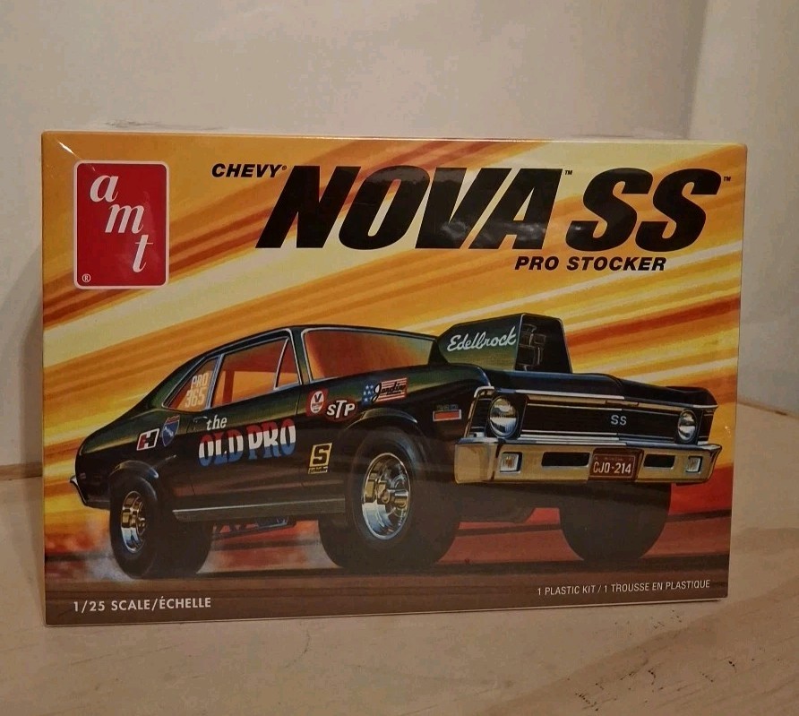 AMT 1970 CHEVY NOVA SS PRO STOCKER 1/25 MODEL KIT – NEW IN SEALED BOX
