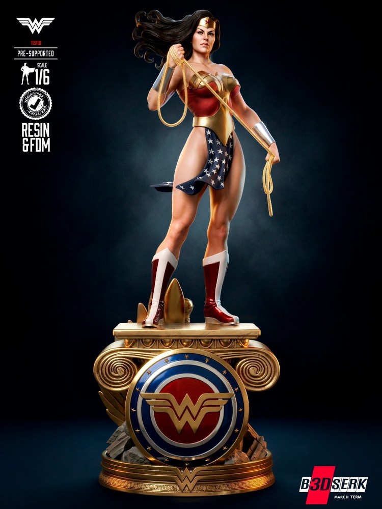 Wonder Woman Kingdom Come model kit unassembled Unpainted See Description