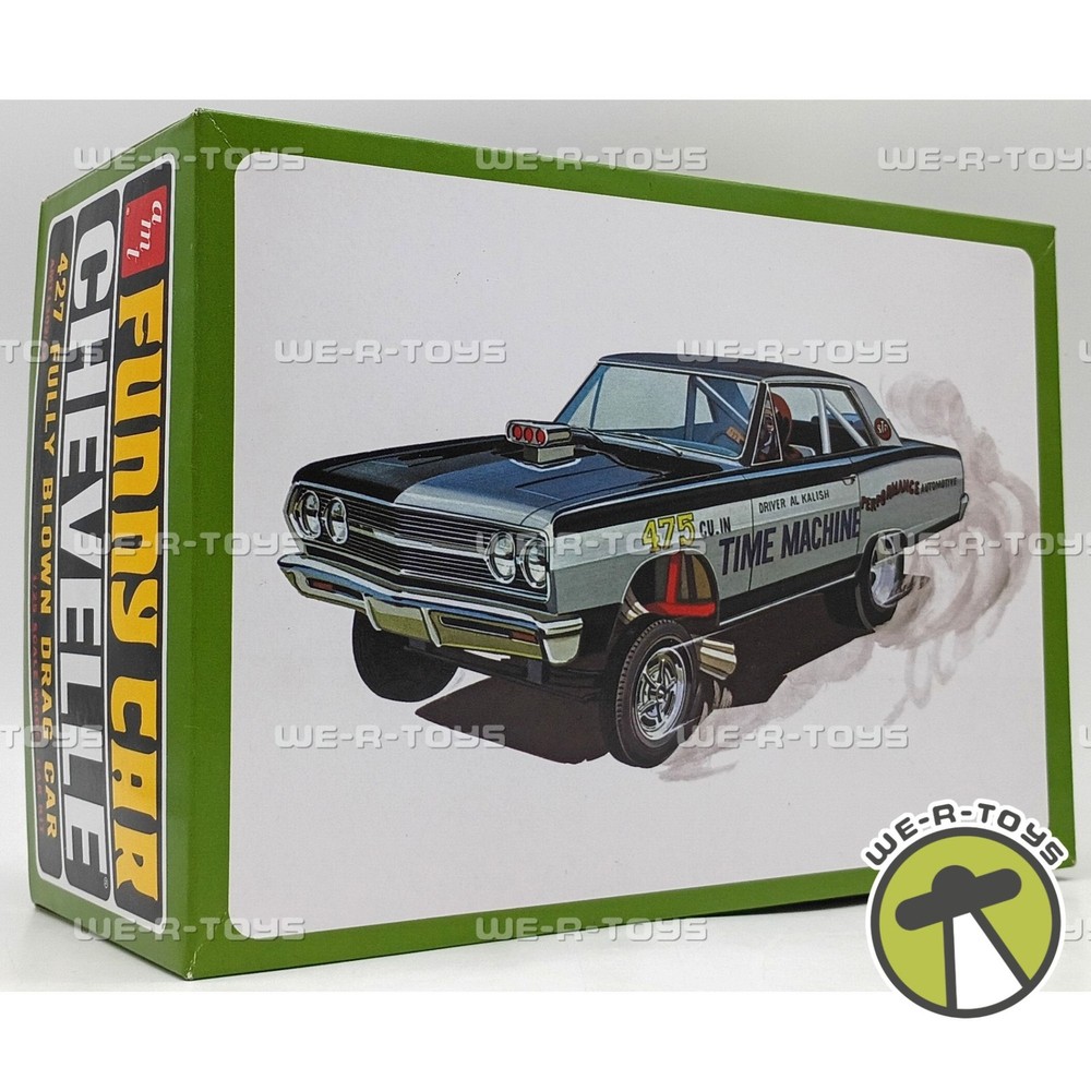 AMT by Round 2 Funny Car Model Kit 1965 Chevelle 427 Fully Blown Drag Car 1:25