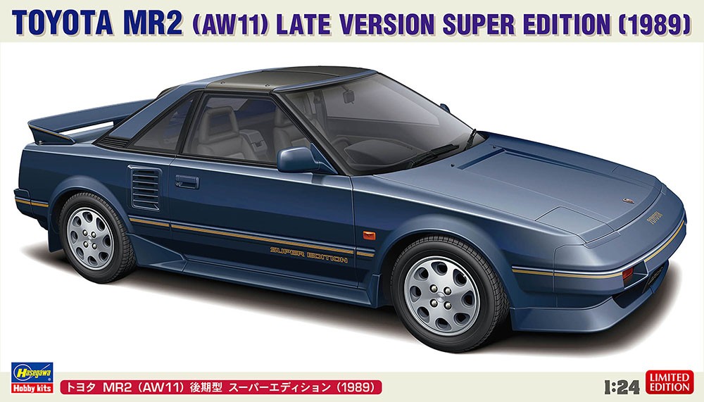 Hasegawa 1/24 Toyota Mr2 (Aw11) Late Version Super Edition (1989)