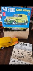 (1970’s) MT T149 ’40 Ford Sedan Delivery 1940 “STREET RODS” 1/25 Model Car Kit,