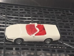 AMT Ertl America Corvette Convertible Artic White #8923 C4 Dealer Promo Car