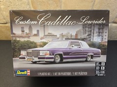 Revell, Custom Cadillac Lowrider, 1/25 scale, #4438 !!Sealed Inside!!