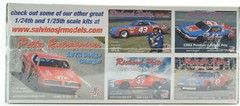 Salvino JR Models “STP” Richard Petty 1972 Dodge Charger 1/25 Model Car Kit
