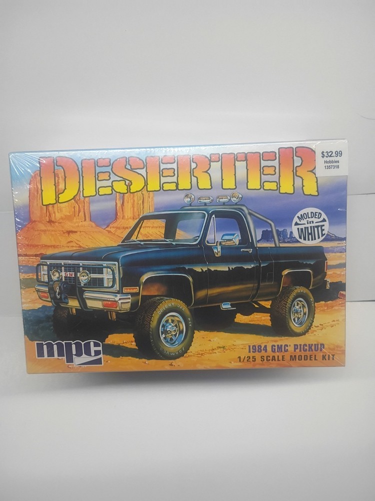 MPC 1984 GMC Deserter Pickup 1:25 Scale Plastic Model Kit Factory Sealed