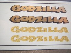 NEW! Godzilla “Spun Gold” 1/25 Decals from Fremont Racing Specialties