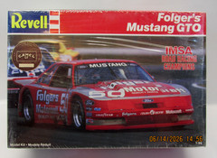 Revell 1/25 IMSA Racing Folger’s Mustang GTO Kit # 7154 Factory Sealed