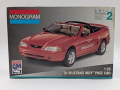 Monogram 1994 Mustang Indy Pace Car 1/25 Scale Model Kit #2975 *OPEN BOX*
