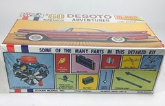 VINTAGE 1/25 Jo-Han Model Car KIt #C-4460 1960 Desoto Adventurer Hardtop Sealed