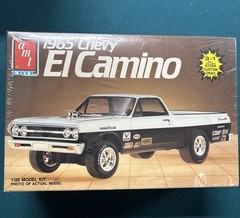 1965 Chevy El Camino, AMT, 1:25 Model Kit, Build 1 Of 3 Ways.