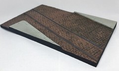 1/35th Scale Brick street with Tram Rails Resin Base Armour Modeling TW-35223