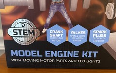 Discovery Mindblown Model Engine Building Kit 4 Cylinder Combustion STEM *NEW*