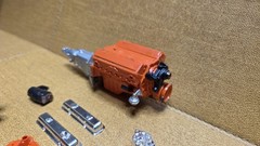 1969 Chevy Camaro Z/28 ENGINE PARTS MISSING BIG 1/12 Scale Monogram Model Kit