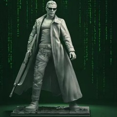 1/24 Scale Resin Figure Model Kit Coating Male Agent Unassembled, Unpainted Kit
