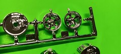 70 1970 Plymouth Duster Funny Car 1/24 Drag Slicks Tires Rim Wheels Revell