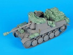 1/35 Scale Die-Cast Resin Model Assembled Kit Marder II / Sd.Kfz.131 Accessor…