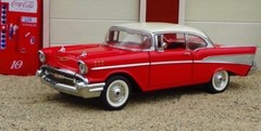 57 Chevy 1957 Chevrolet Built Vintage Car 1 24 Red BelAir 12 Model 56 18 1955 55